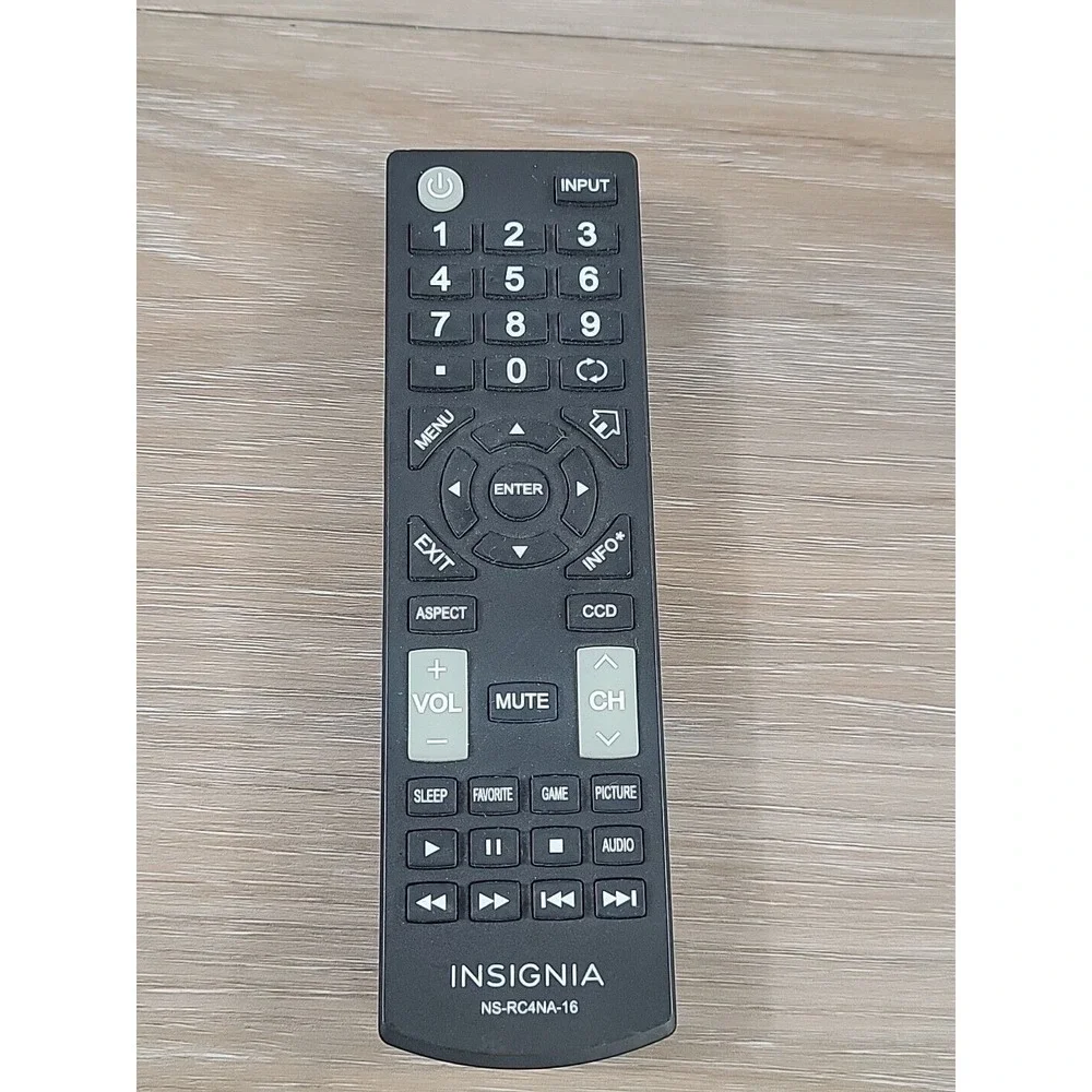 Insignia Remote‎ Control (NS-RC4NA-16) for Select Insignia TVs - Black B1R4